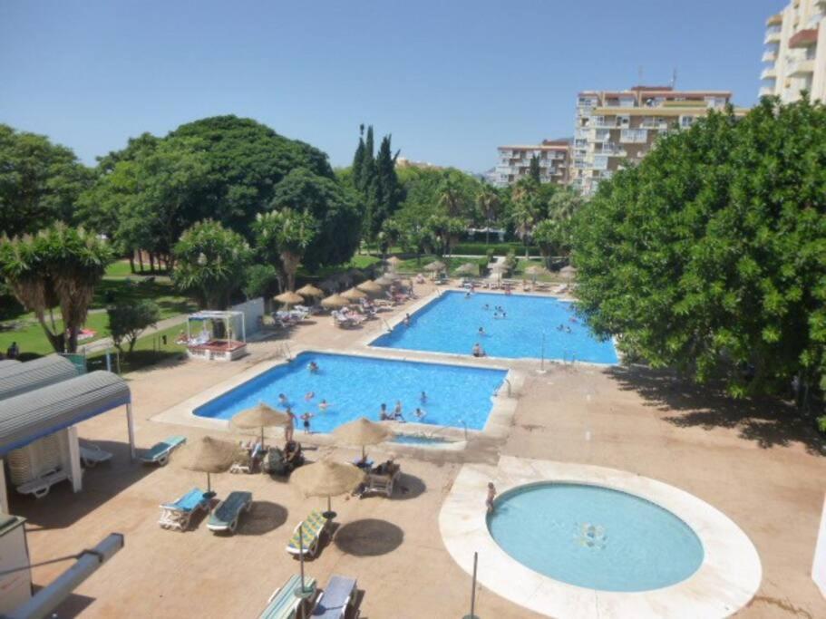 Apt Con Espectacular Vista, Piscinas, Recep 24 Hs Benalmádena Exterior foto